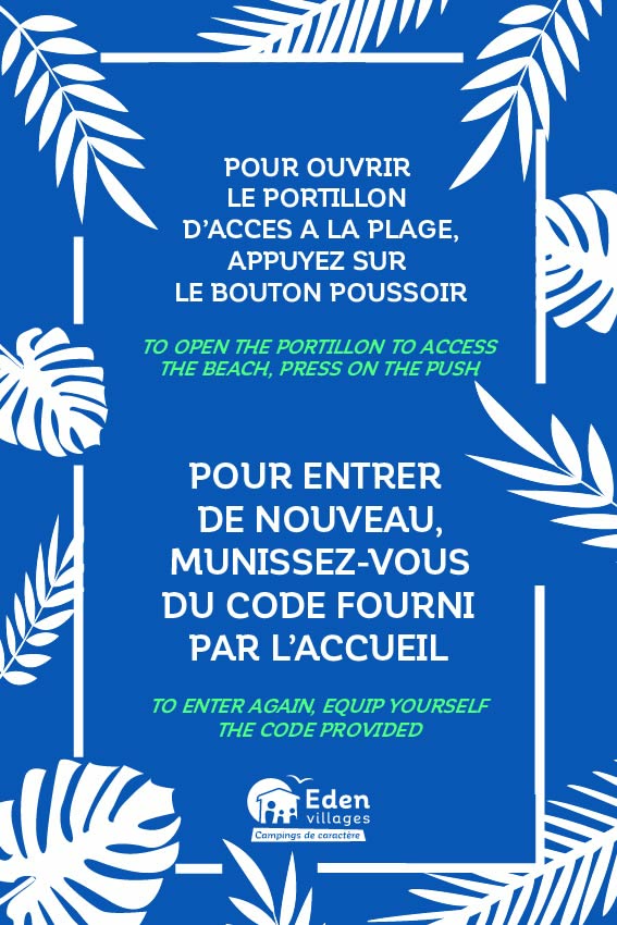 SITE_Panneau_Acces_plage_bleu_fleurs_20x30cm