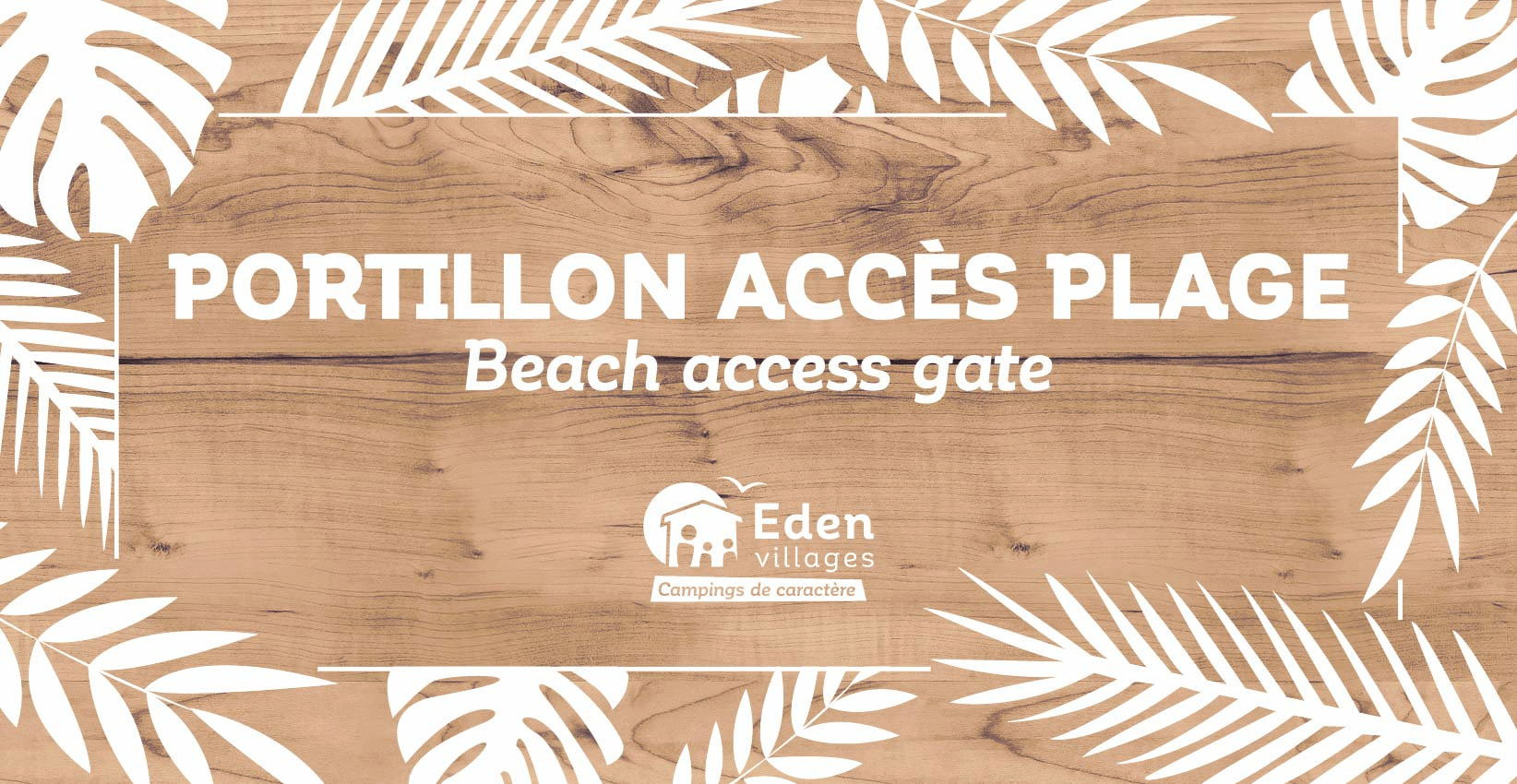 SITE_Portillon_accès_plage_fleurs_fond_bois_1_58x30cm